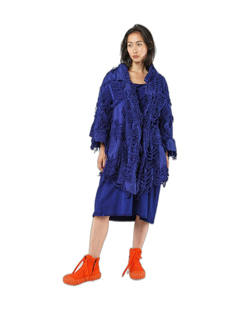 Rundholz DIP - Wadenlanges thin french terry kleid - 1252280902