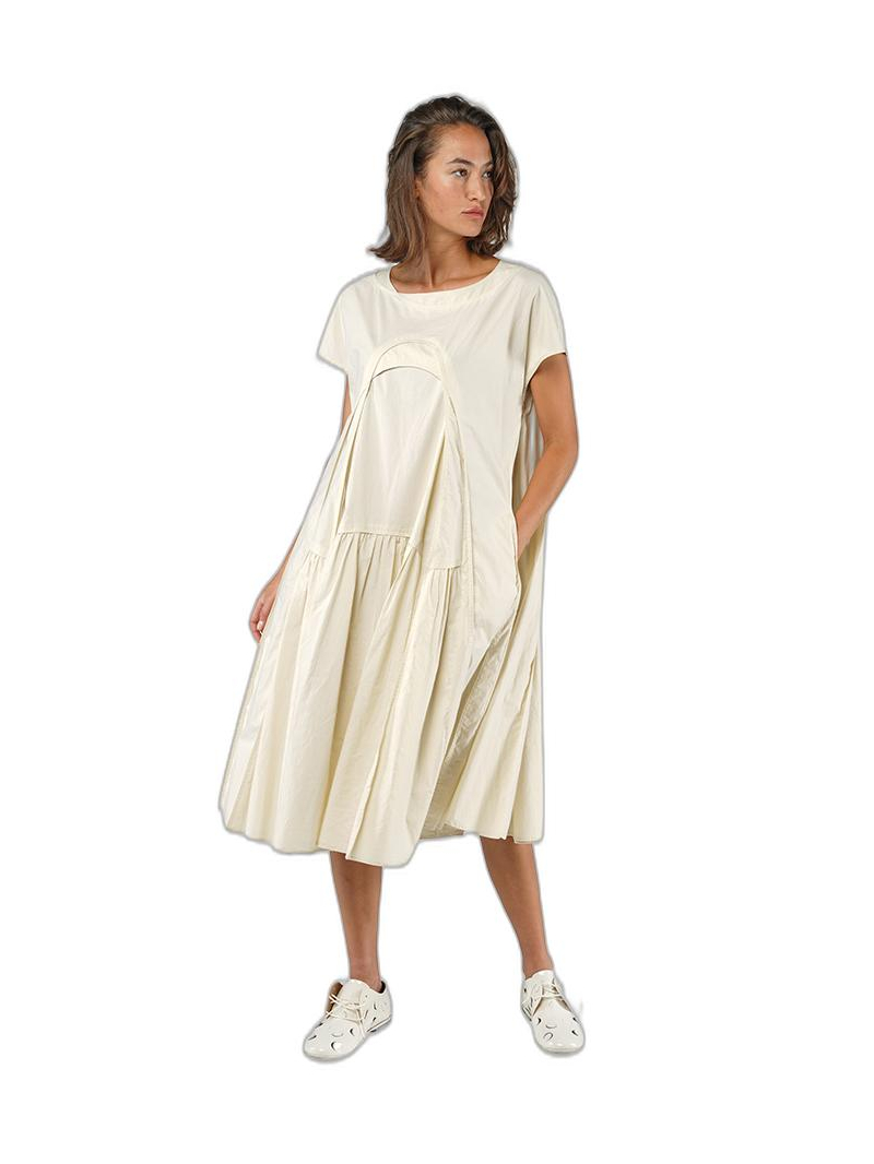 Rundholz - Ausgestelltes baumwoll popeline kleid - 1251230903