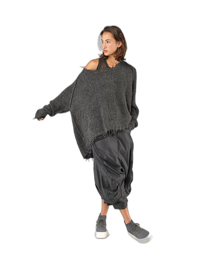 Rundholz - Calf-length cotton stretch pants - 1251630104