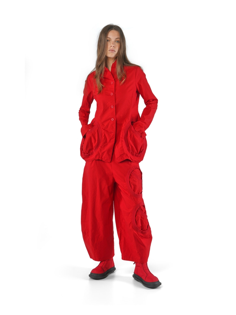 Rundholz Black Label - Ballonförmige Cottonshape Hose - 2253630109