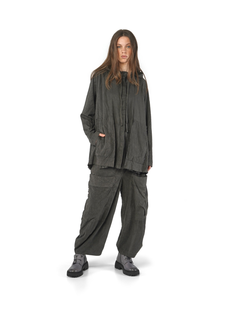 Rundholz Black Label - Ballonförmige Velour Hose - 2253420101