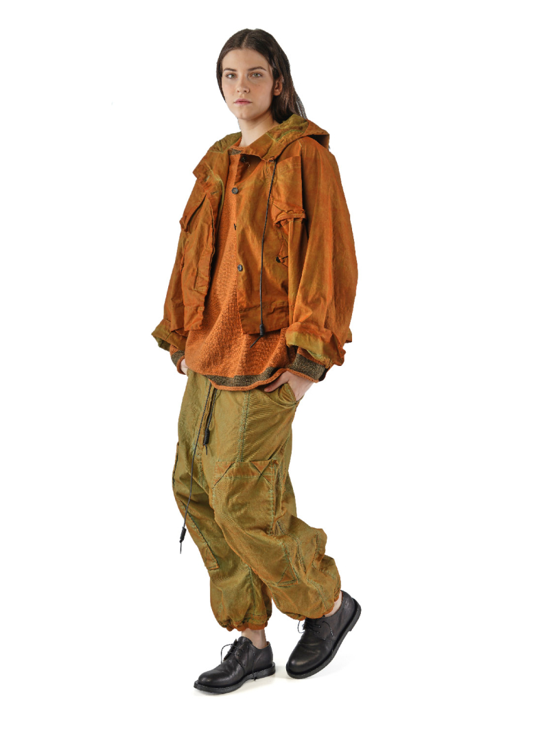 Bois rond DIP - Pantalon en sergé bicolore avec poches oversize devant et derrière - 2252600109