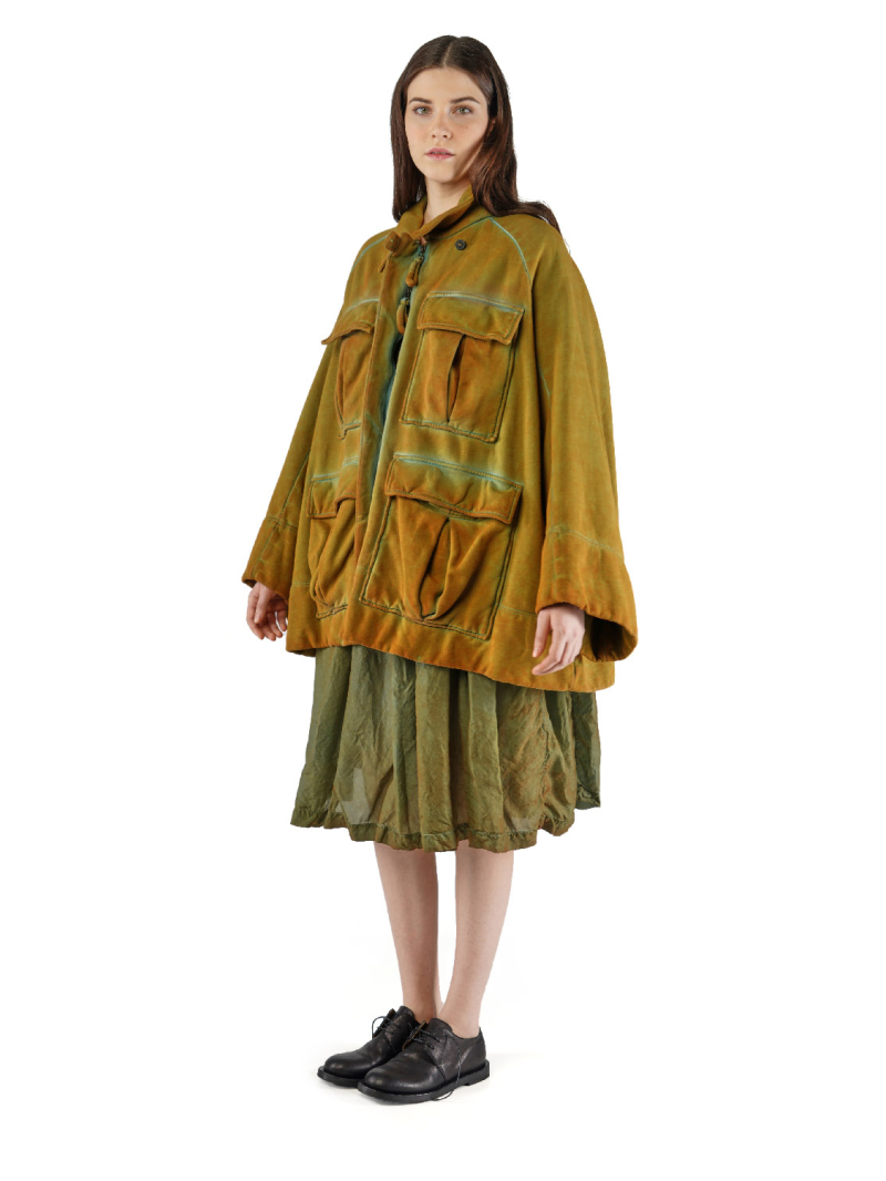 Bois rond DIP - Veste polaire bicolore droite - 2252501101