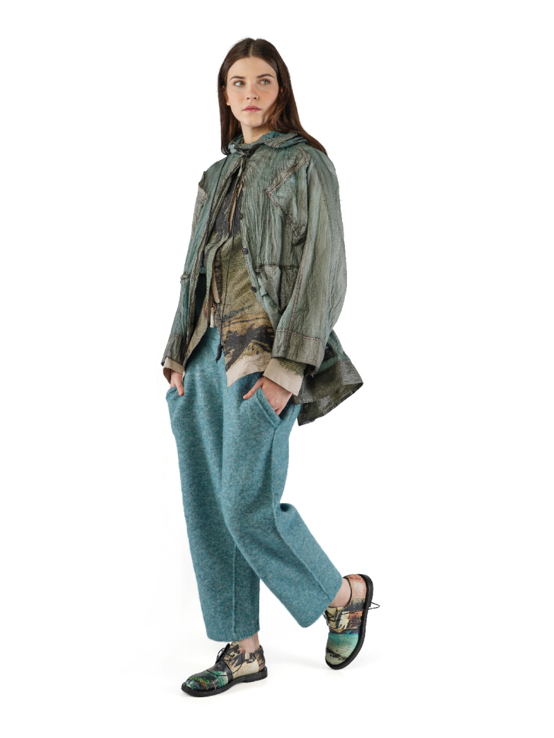 Rundholz DIP - Bananenförmige Baumwoll Stretch Jacke - 2252111112