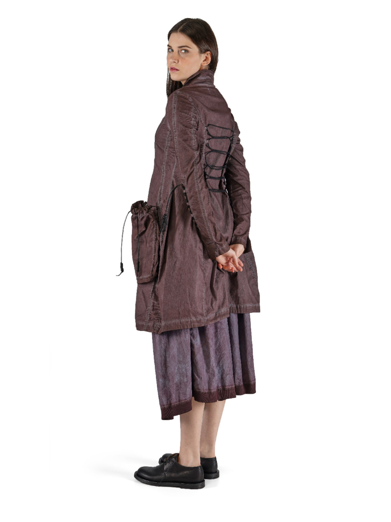 Bois rond DIP - Top bicolore en jersey crêpe - 2252560809