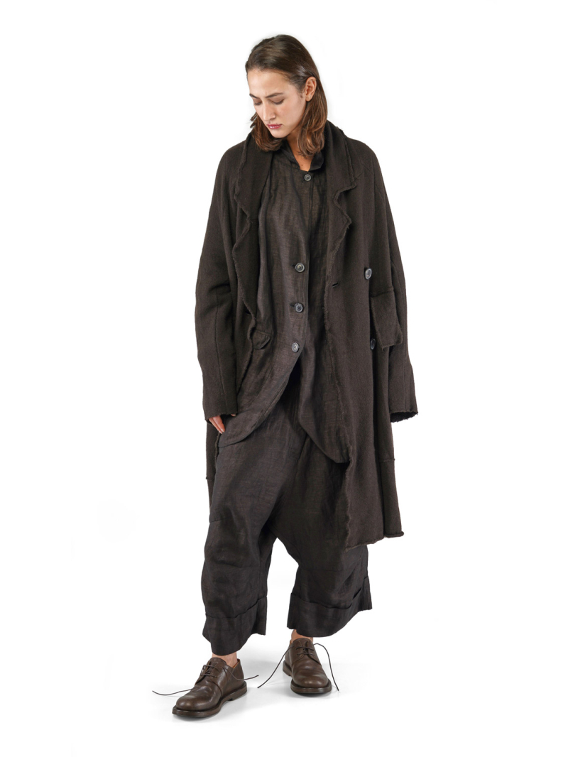 Bois rond - Veste oversize en lin et viscose - 2251081106