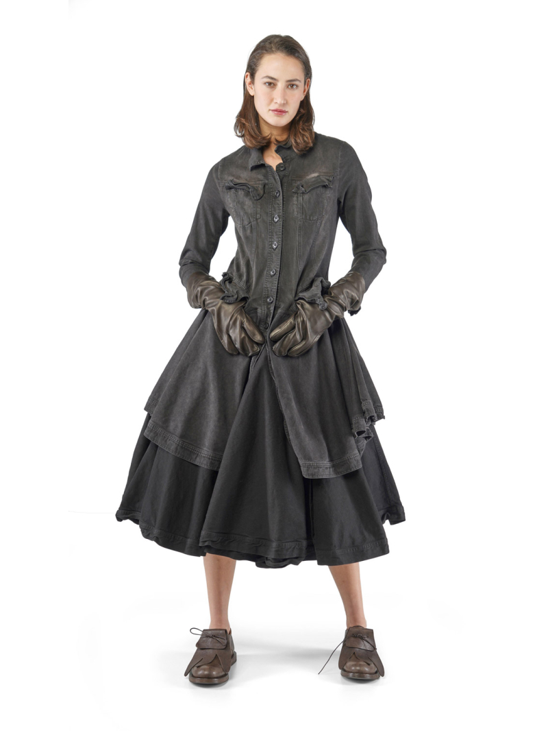 Rundholz - Leder Halbschuhe mit Monsterhänden - 2251985203