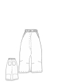 Rundholz - Baggy leinen hose - 1251020106