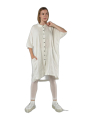 Rundholz - Knielanges leinen kleid - 1251020904