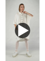 Rundholz - Knielanges leinen kleid - 1251020904
