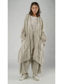 Rundholz - Oversize leinen mantel - 1251021210