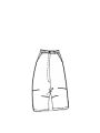 Rundholz - Baggy baumwoll leinen hose - 1251040107