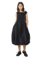 Rundholz - Ballonförmiges baumwoll leinen kleid - 1251040909