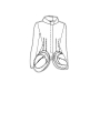 Rundholz - Taillierte baumwoll leinen jacke - 1251041105
