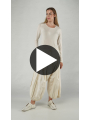 Rundholz - Ballonförmige baumwoll hose - 1251050103