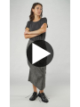 Bois rond - jupe en coton stretch en forme de banane - 1251050315