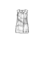 Rundholz - Hüftlanges baumwoll stretch mesh top - 1251050806