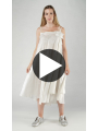 Rundholz - Asymmetrisches seiden kleid - 1251050909
