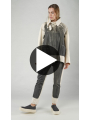 Rundholz - Handbemalte Oversize raw Denim Jacke - 1251101105