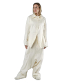 Rundholz - Handbemalte bananenförmige leinen baumwoll stretch jacke - 1251111107
