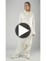 Rundholz - Hand-painted banana-shaped linen cotton stretch jacket - 1251111107