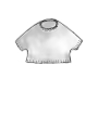 Rundholz - Handbemaltes kurzes raw baumwoll jersey t-shirt - 1251120502