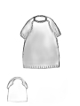 Rundholz - Handbemaltes weites raw baumwoll jersey kleid - 1251120904