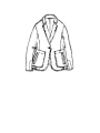 Rundholz - Taillierte baumwoll leinen nadelvlies jacke - 1251171104