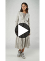 Rundholz - Fitted cotton linen needle fleece jacket - 1251171104