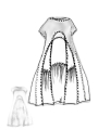 Rundholz - Ausgestelltes baumwoll popeline kleid - 1251230903
