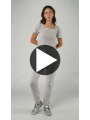 Rundholz - Schmale thin french terry hose - 1251280114