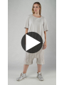 Rundholz - Hüftlanges thin french terry t-shirt - 1251280515