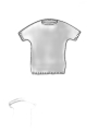 Rundholz - Hüftlanges thin french terry kleid mit glanz optik - 1251280901