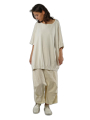 Rundholz - Hüftlanges thin french terry kleid - 1251280911