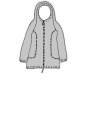 Rundholz - Lockere thin french terry jacke - 1251281119