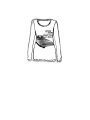 Rundholz - Schmales baumwoll jersey t-shirt - 1251300503