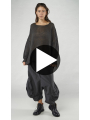 Bois rond - pull en lin à la taille - 1251320705