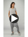 Rundholz - Long linen delavé knitted trousers - 1251427604
