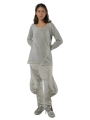 Rundholz - Hüftlanger hanf strick pullover - 1251440701