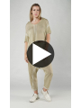 Bois rond - Pull court en tricot de chanvre - 1251440703