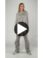 Rundholz - Halbtransparenter lockerer baumwoll modal strick pullover - 1251450701