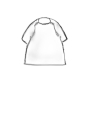 Rundholz - Halbtransparente knielange baumwoll modal stricktunika - 1251457002