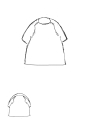 Rundholz - Halbtransparente knielange baumwoll modal stricktunika - 1251457002