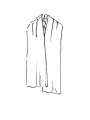 Rundholz - Halbtransparenter baumwoll modal strickschal - 1251457707