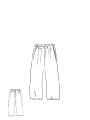 Rundholz - Long cotton crepe jersey pants - 1251560108