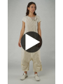 Rundholz - Straight narrow cotton crepe jersey t-shirt - 1251560501