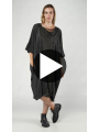 Rundholz - Oversize baumwoll krepp jersey kleid - 1251560905