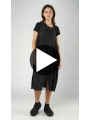 Bois rond - Robe en jersey de coton crêpé en forme de ballon - 1251560906