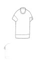 Rundholz - Gerades weites tussah seiden jersey kleid - 1251570907