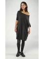Rundholz - Gerades weites tussah seiden jersey kleid - 1251570907